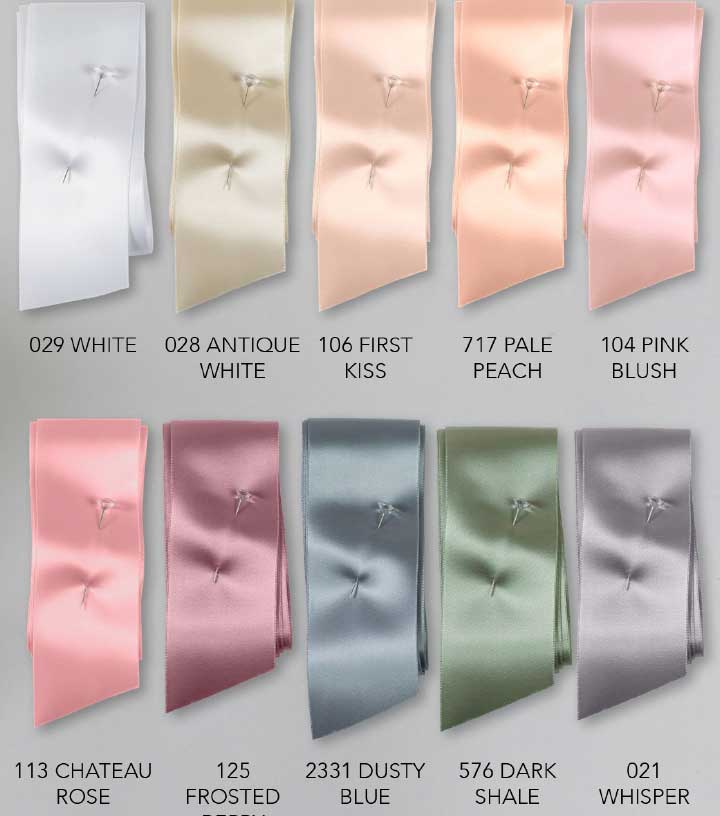 Offray 1/8 x 15' Light Pink Metallic Ribbon